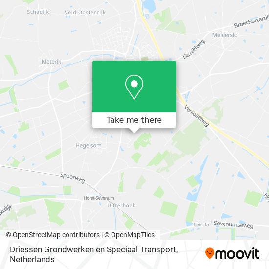 Driessen Grondwerken en Speciaal Transport Karte