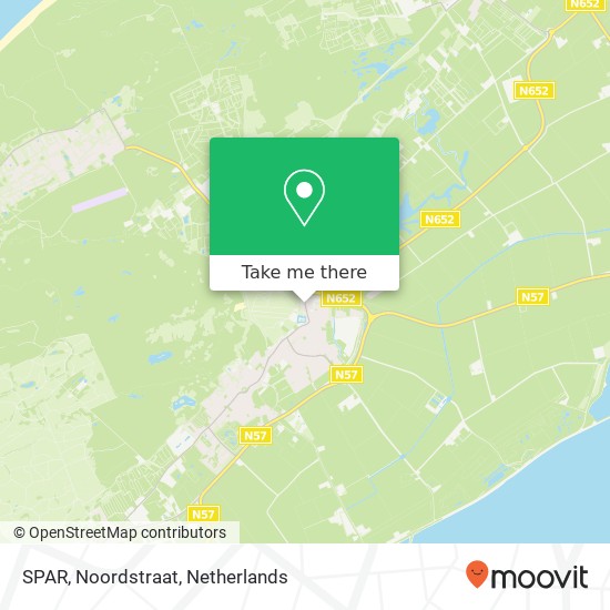 SPAR, Noordstraat map