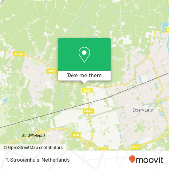 't Strooienhuis map