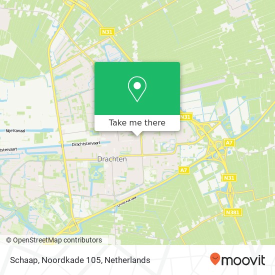 Schaap, Noordkade 105 map