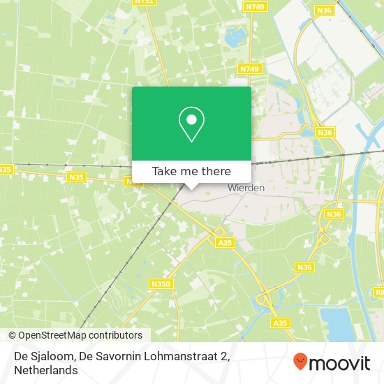 De Sjaloom, De Savornin Lohmanstraat 2 map