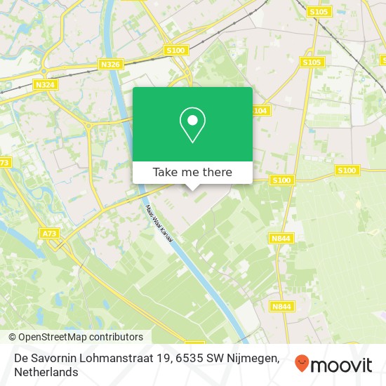 De Savornin Lohmanstraat 19, 6535 SW Nijmegen Karte