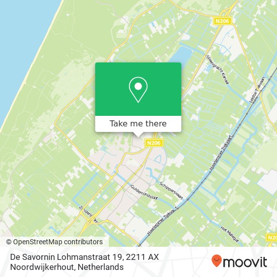 De Savornin Lohmanstraat 19, 2211 AX Noordwijkerhout map