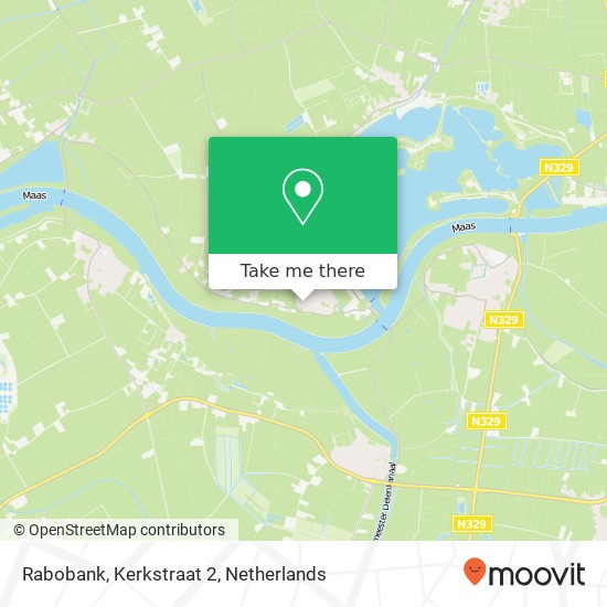 Rabobank, Kerkstraat 2 map