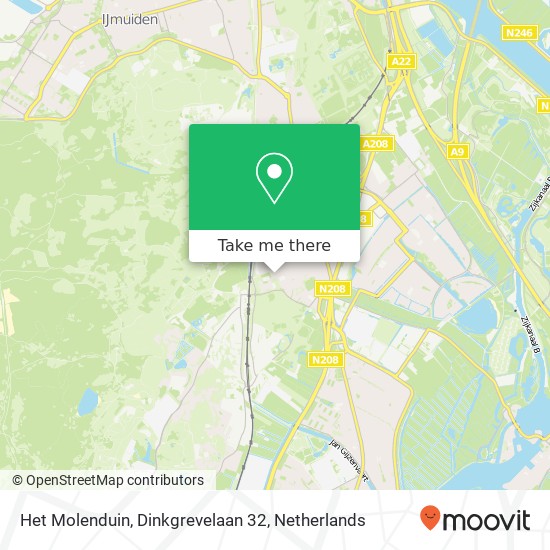 Het Molenduin, Dinkgrevelaan 32 map