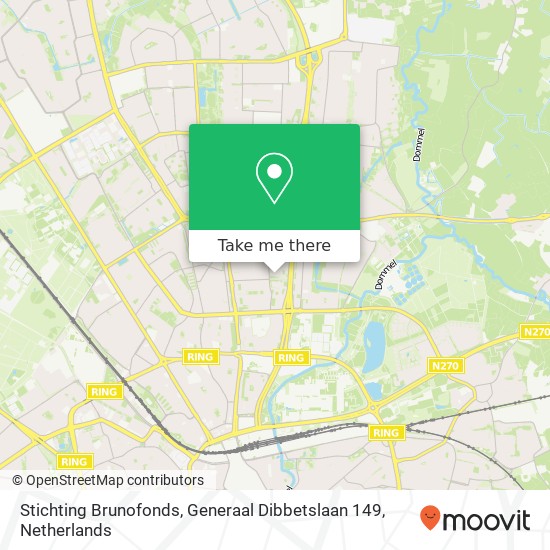 Stichting Brunofonds, Generaal Dibbetslaan 149 map