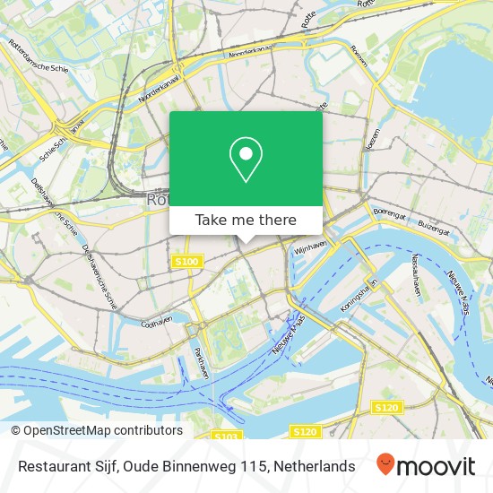 Restaurant Sijf, Oude Binnenweg 115 Karte