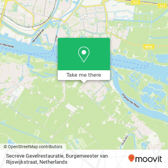 Secreve Gevelrestauratie, Burgemeester van Rijswijkstraat map