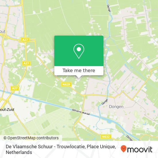 De Vlaamsche Schuur - Trouwlocatie, Place Unique map