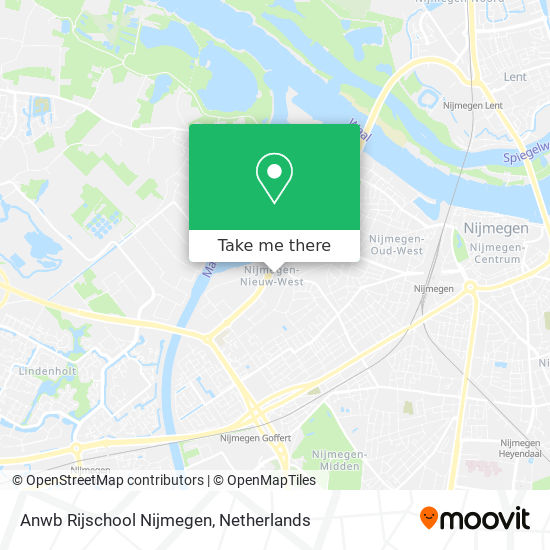 Anwb Rijschool Nijmegen map