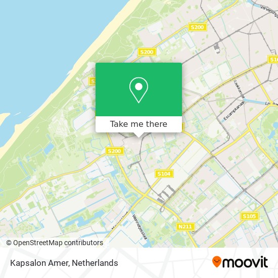 Kapsalon Amer map