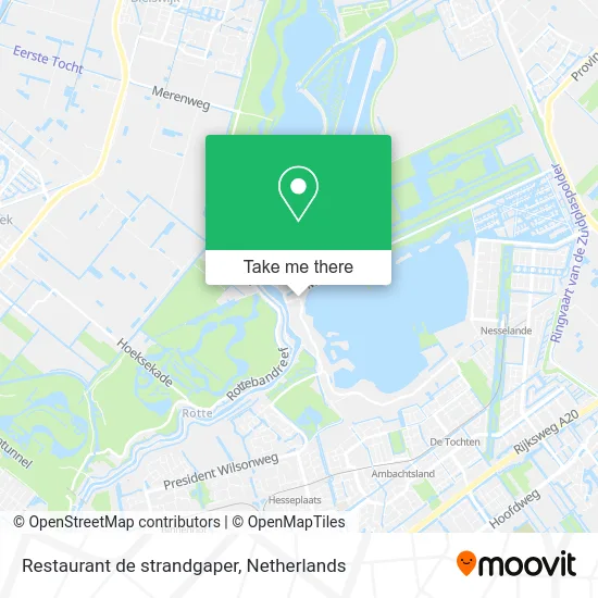 Restaurant de strandgaper map