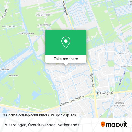 Vlaardingen, Overdrevenpad map