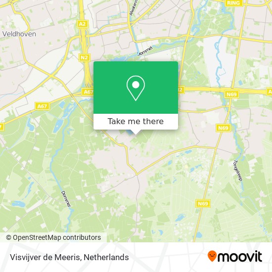 Visvijver de Meeris map