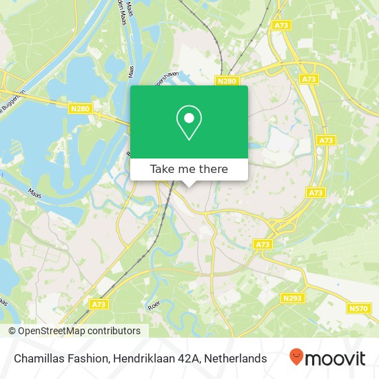 Chamillas Fashion, Hendriklaan 42A map