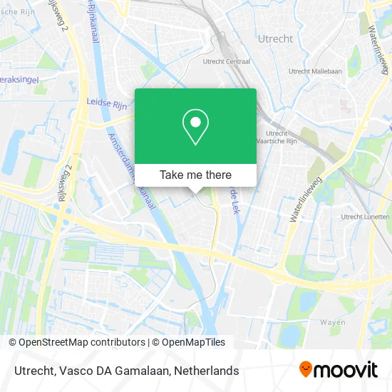 Utrecht, Vasco DA Gamalaan Karte