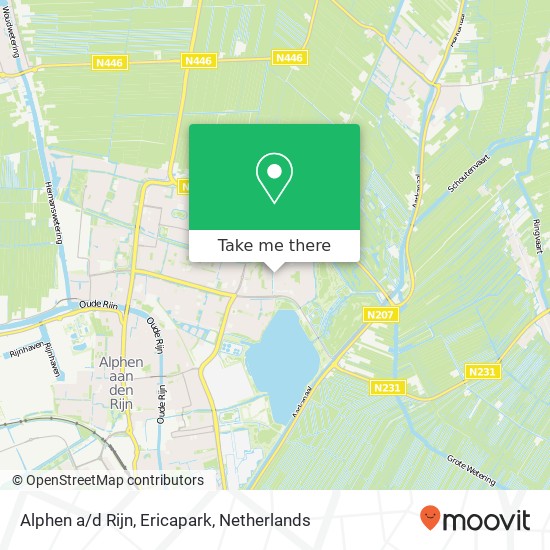 Alphen a/d Rijn, Ericapark map
