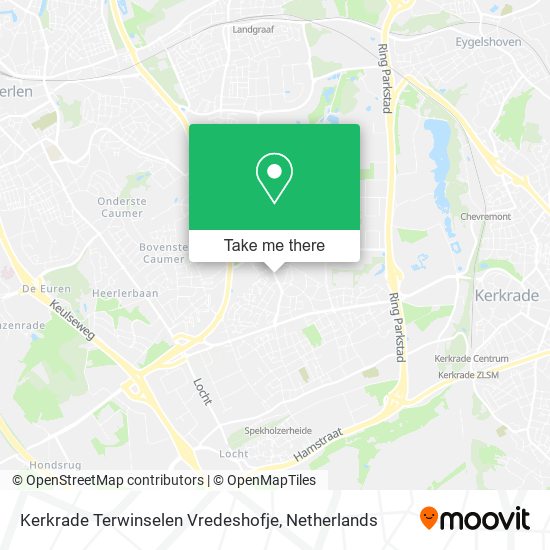 Kerkrade Terwinselen Vredeshofje map