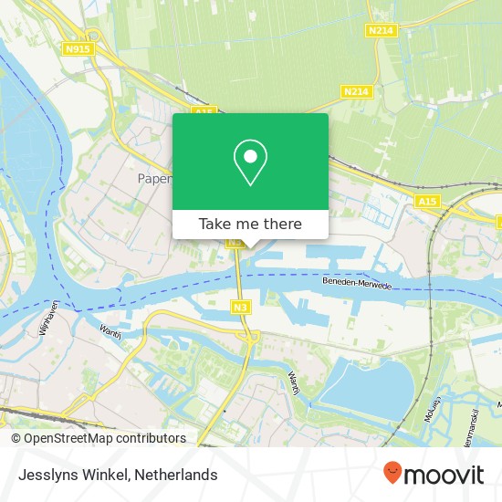 Jesslyns Winkel, Visschersbuurt map