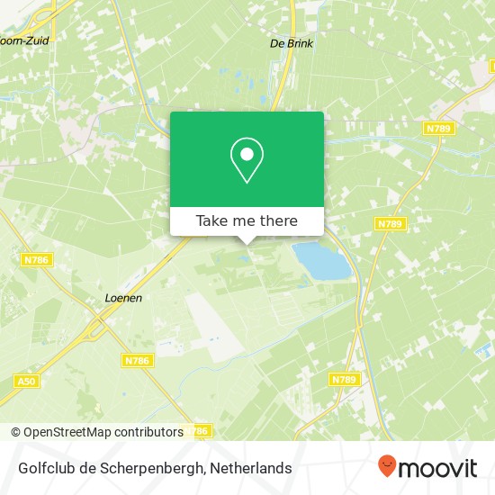 Golfclub de Scherpenbergh, Albaweg 43 map