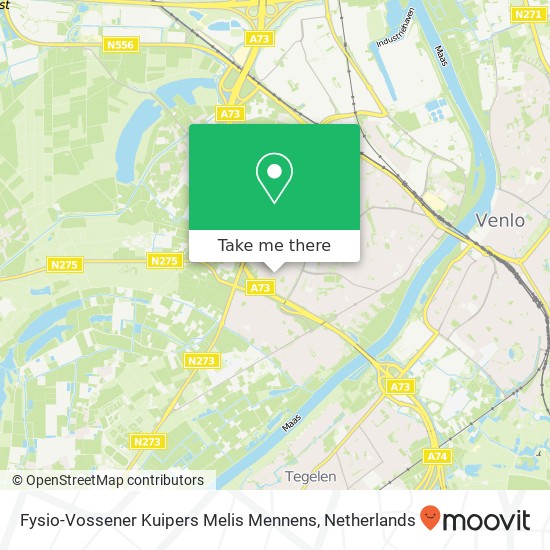 Fysio-Vossener Kuipers Melis Mennens, Moliërelaan 132 map