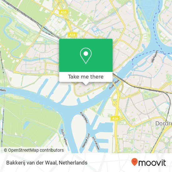 Bakkerij van der Waal, Frits Vogelstraat 8 map