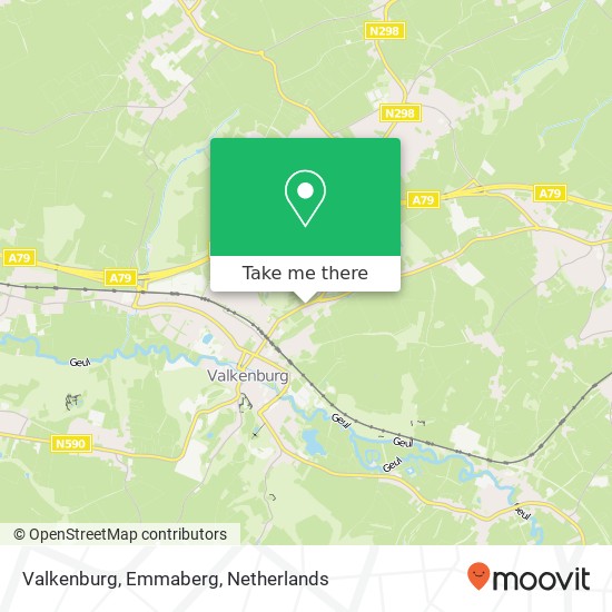 Valkenburg, Emmaberg map