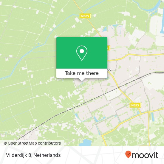 Vilderdijk 8, 5345 PN Oss map