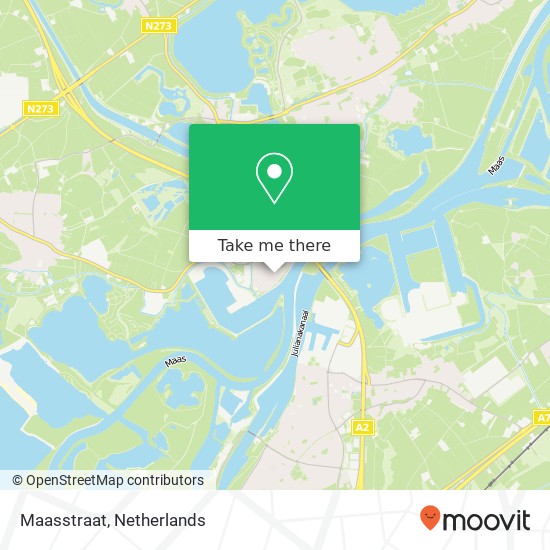 Maasstraat, 6019 Heel map