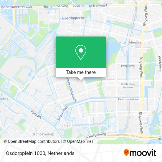 Osdorpplein 1000 map