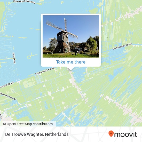 De Trouwe Waghter map