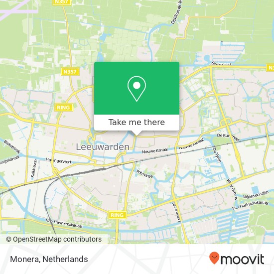 Monera, Oostergrachtswal 1 Karte