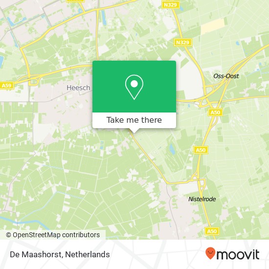 De Maashorst, Langdreef map