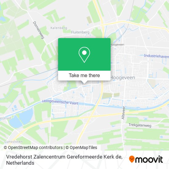 Vredehorst Zalencentrum Gereformeerde Kerk de map