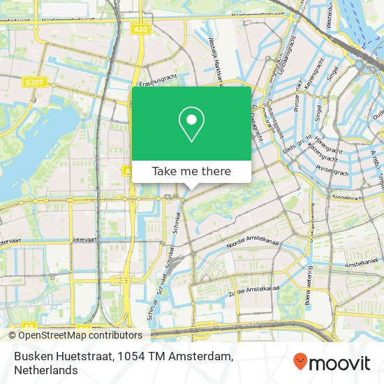 Busken Huetstraat, 1054 TM Amsterdam map