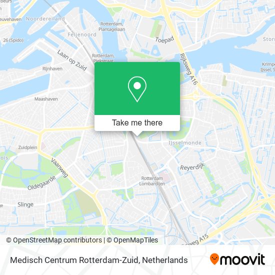 Medisch Centrum Rotterdam-Zuid map