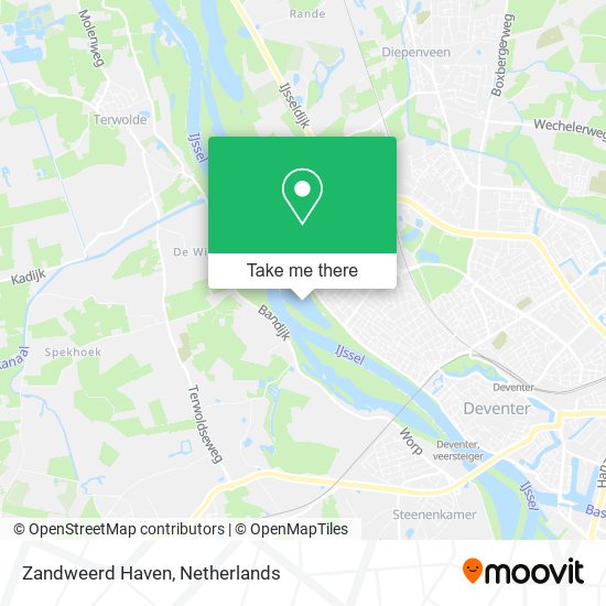 Zandweerd Haven map