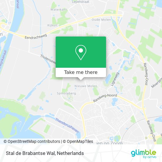 Stal de Brabantse Wal map