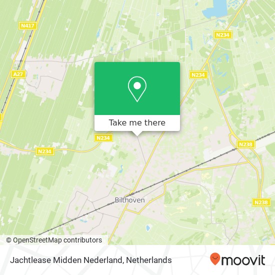 Jachtlease Midden Nederland, Gezichtslaan 63 map