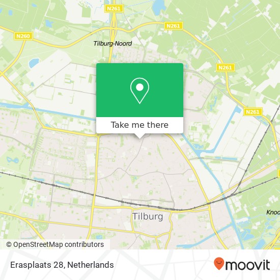 Erasplaats 28, 5046 LB Tilburg Karte