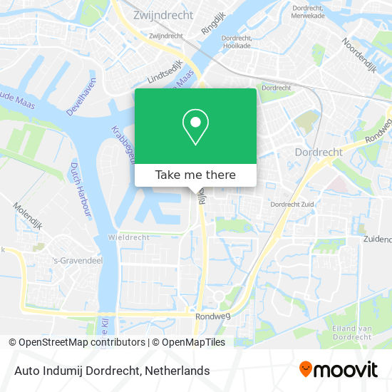 Auto Indumij Dordrecht Karte