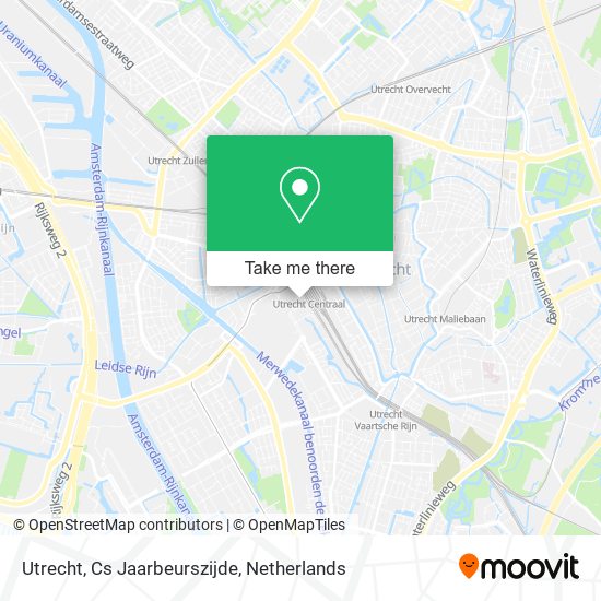 Utrecht, Cs Jaarbeurszijde map