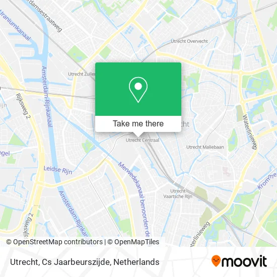 Utrecht, Cs Jaarbeurszijde Karte