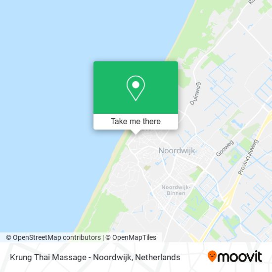 Krung Thai Massage - Noordwijk map