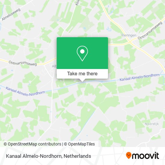 Kanaal Almelo-Nordhorn map