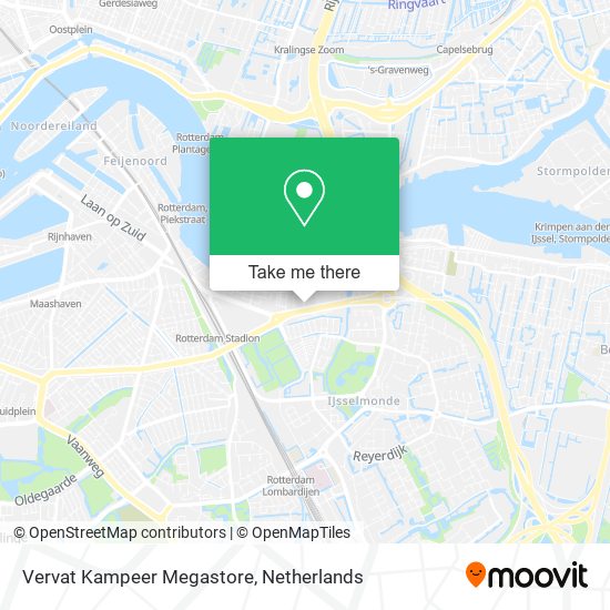 Middeleeuws Duidelijk maken Chromatisch How to get to Vervat Kampeer Megastore in Rotterdam by Bus, Metro, Train or  Light Rail?