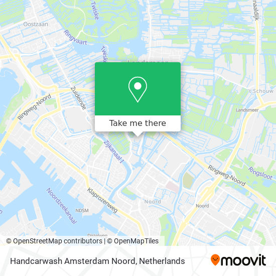 Handcarwash Amsterdam Noord map