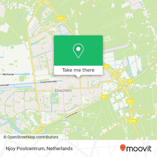 Njoy Poolcentrum, Noordkade 107 map