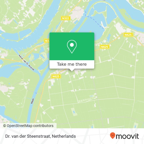 Dr. van der Steenstraat, 5398 Maren-Kessel map