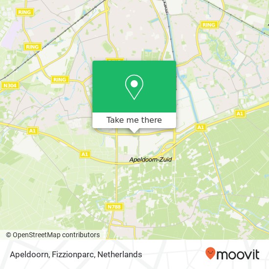 Apeldoorn, Fizzionparc Karte